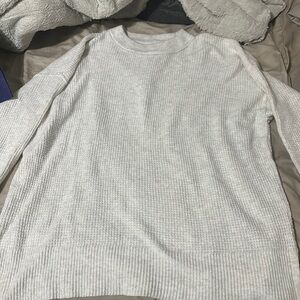 Aerie size medium oversized waffle print fleece